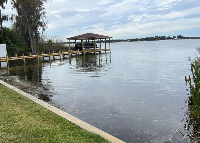 aqua care lake management lakefront clearing project in winter haven fl